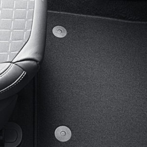 Preproga Talne preproge spredaj, črna